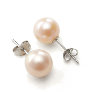 Golden South Sea Cultured Pearl Stud Earrings