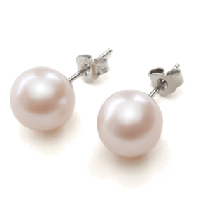 Champagne Honey Pearl Drop Earrings