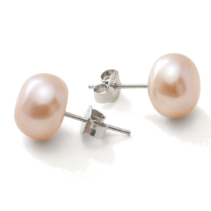 Coin Pearl Geometric Dangle Earrings