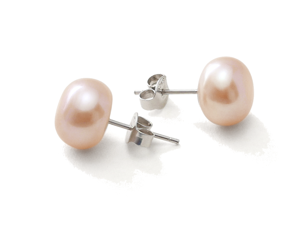 Coin Pearl Geometric Dangle Earrings