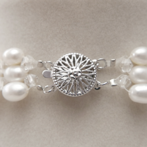 Baroque Pearl & Crystal Tassel Statement Necklace