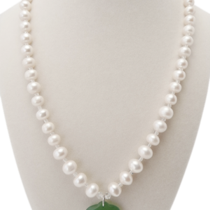 Majestic Multi-Row Pearl Scallop Necklace